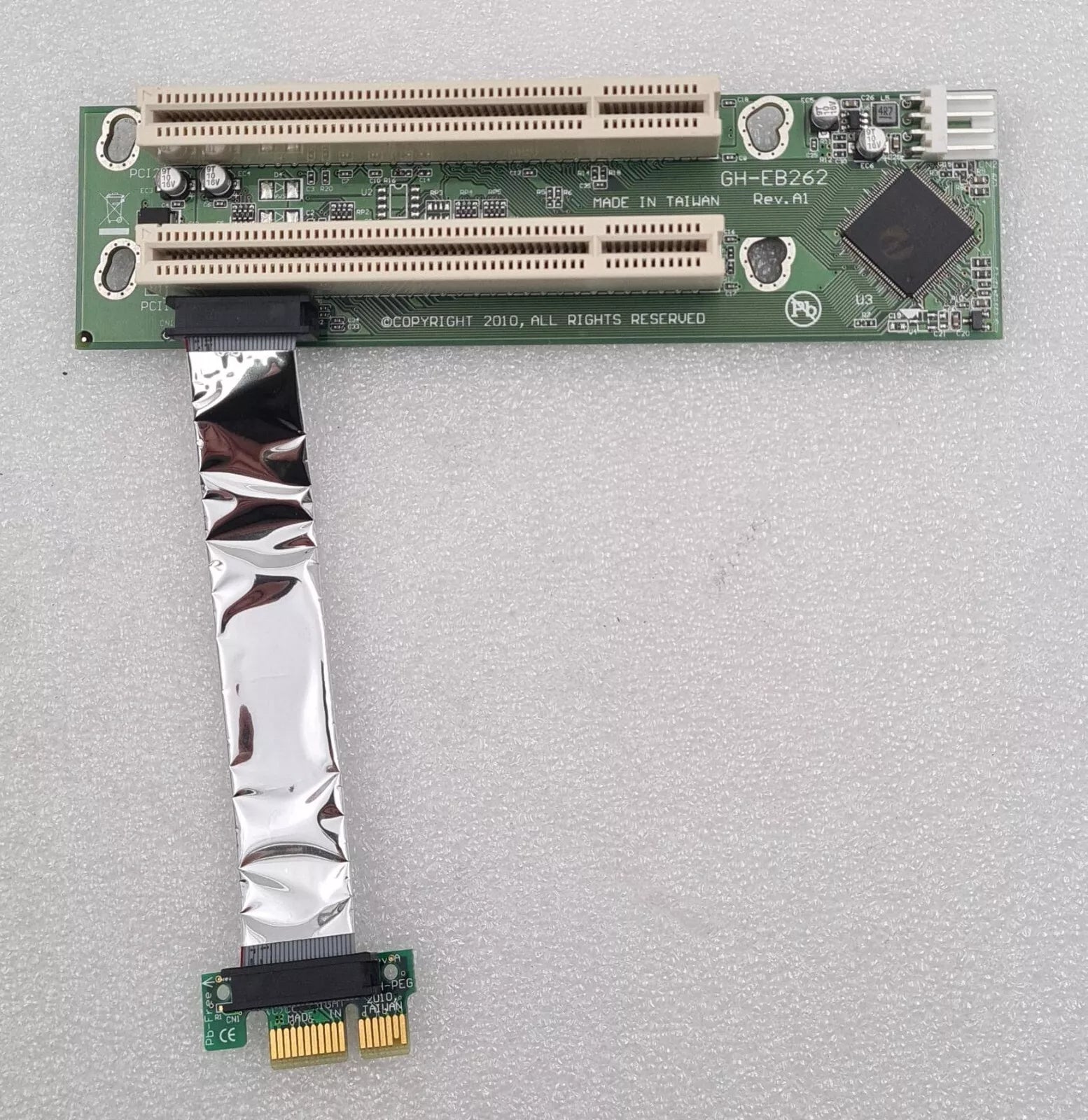 ARC1-EB262-C7 GH-EB262 PCI-Express x1 to Two PCI-32 flexible Riser Card & ribbon