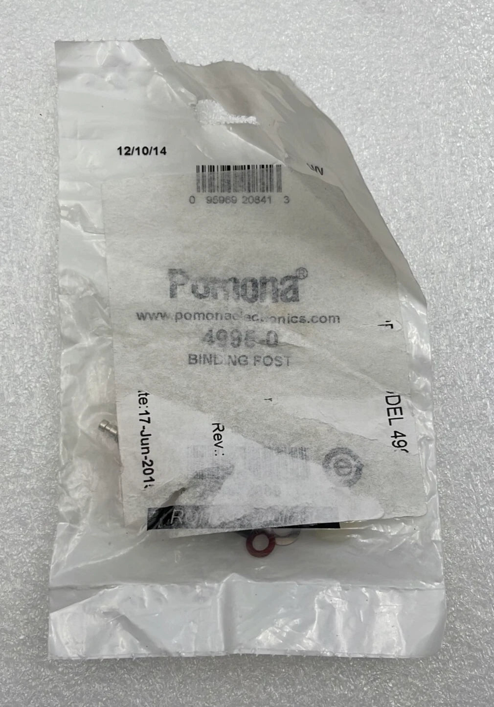 Pomona 4995-0 spring loaded binding post lot of 8 electrical connector