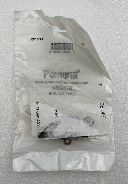 Pomona 4995-0 spring loaded binding post lot of 8 electrical connector