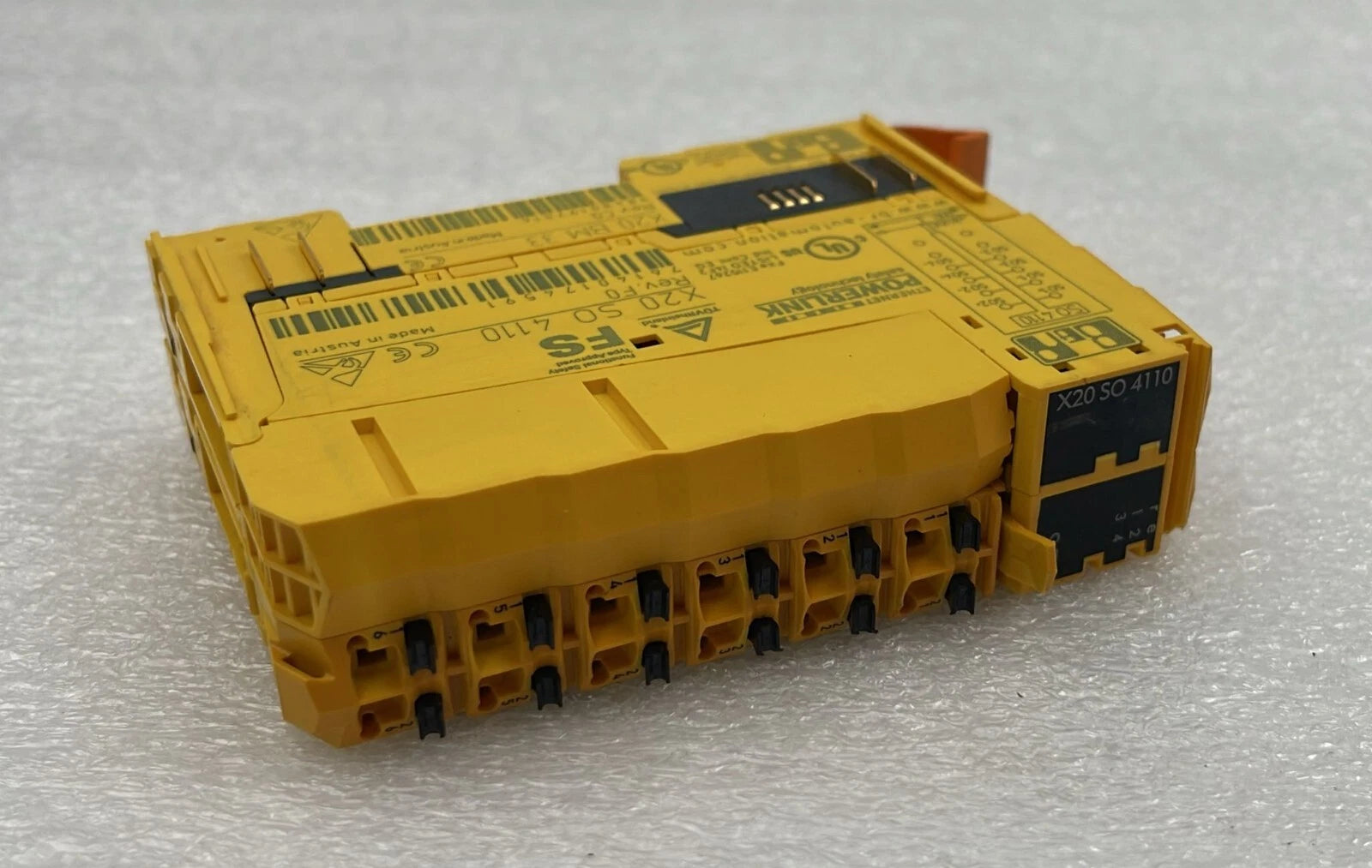 B&R Automation X20 SO 4110 POWERLINK Digital Control Input Module W/ X20 BM 33