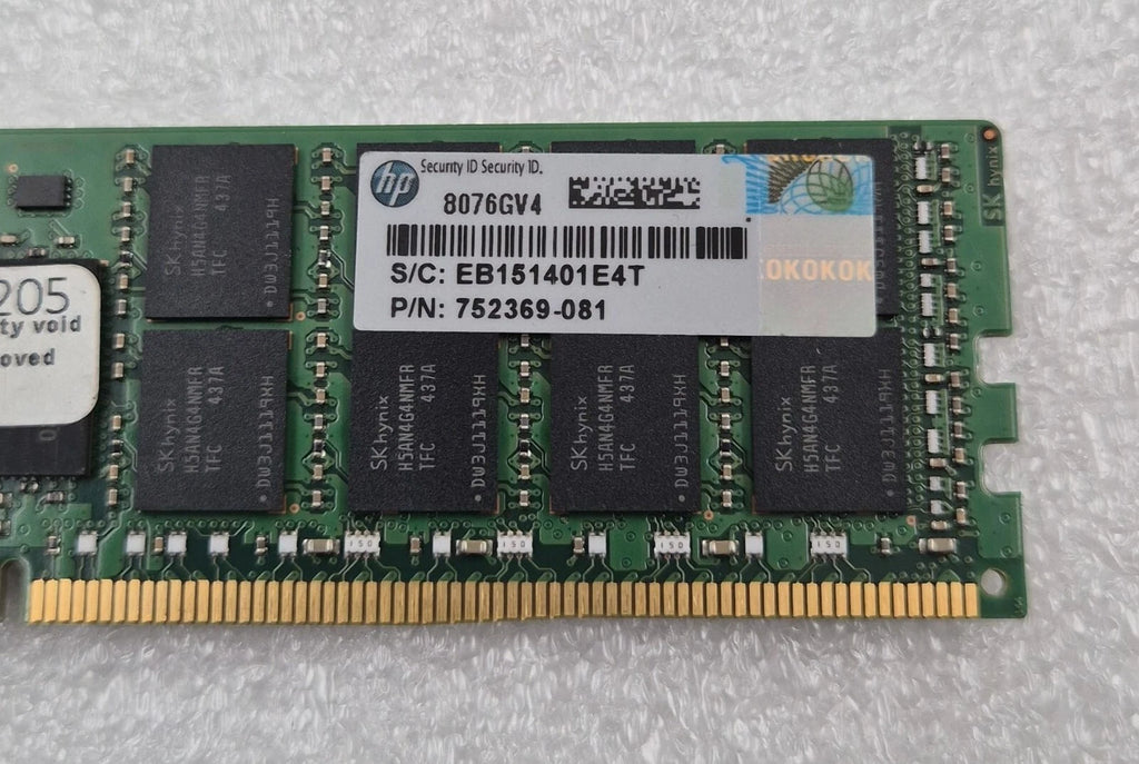 [LOT 8 PCS] SK Hynix 16GB 2Rx4 PC4-2133P HMA42GR7MFR4N-TF RAM Memory 752369-081