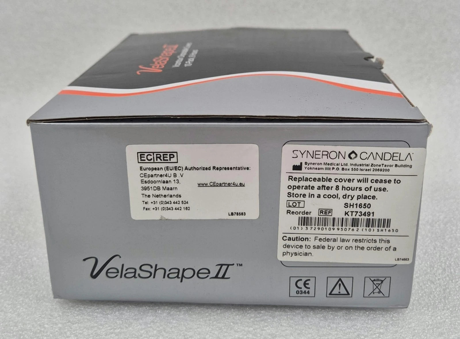 10-Pack SYNERON CANDELA VelaShape II VContour Disposable Covers KT73491 AS81221