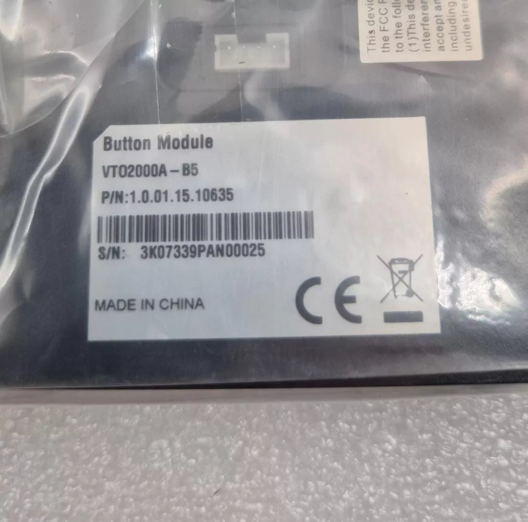 **NEW** Dahua VTO2000A-B5 5-Button Module for Modular IP Intercom System