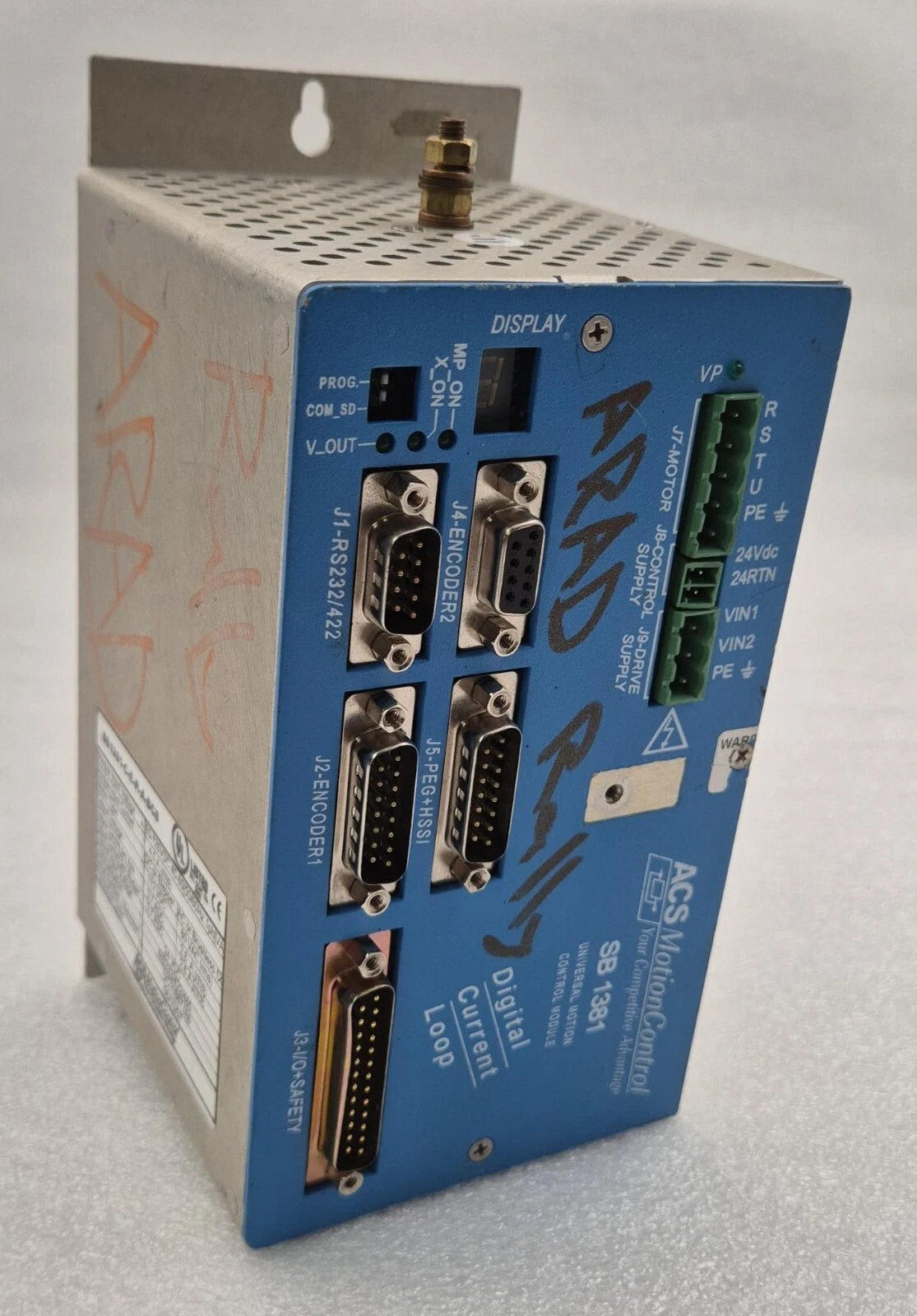 ACS MOTION CONTROL SB1381-C-E-R-A-BCS UNIVERSAL MOTION CONTROL MODULE **AS-IS**