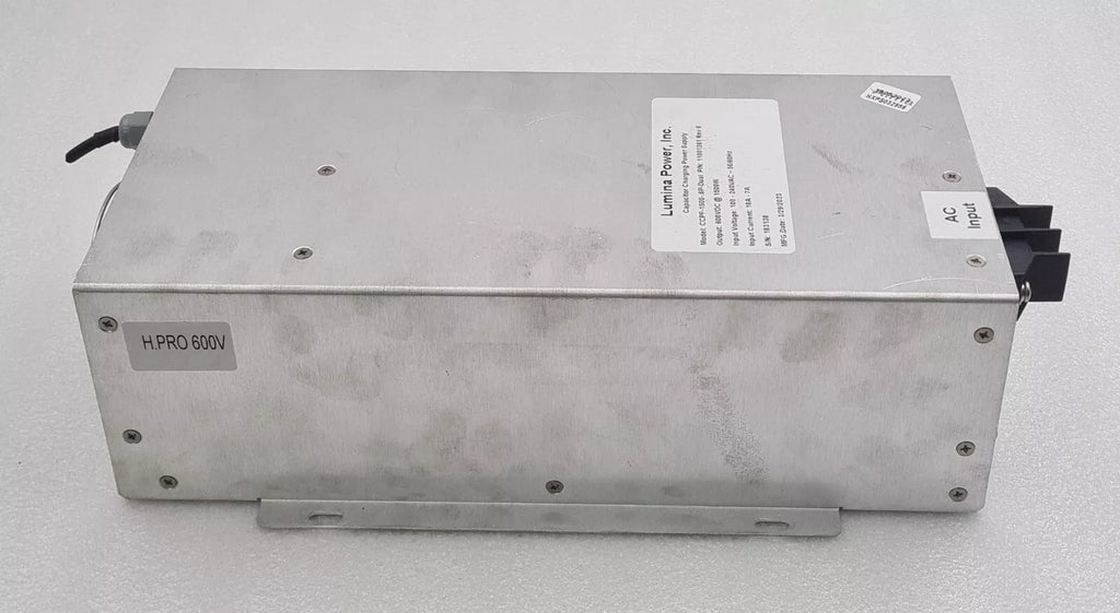 Lumina CCPF-1500-.6P 11001261 Capacitor Charging Power Supply 600V 1500W *AS-IS*