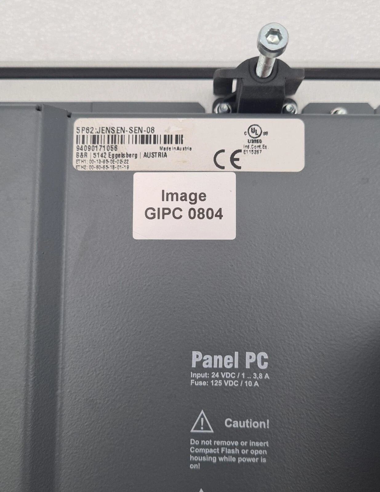FOR PARTS - B&R 5PC720.1505-K08 & 5P62:JENSEN-SEN-08 Touch Screen Panel PC HMI