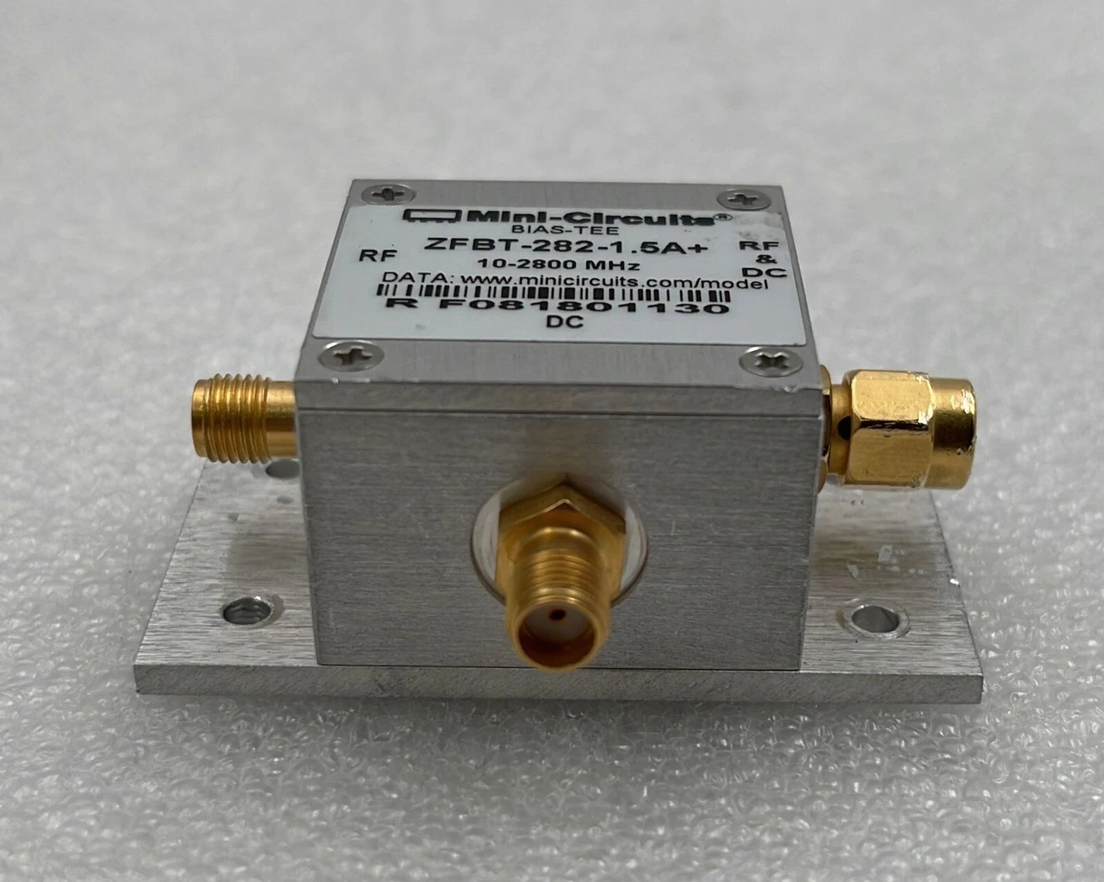 Mini-Circuits BIAS-TEE ZFBT-282-1.5A+ 10-2800 MHz Coaxial Switch
