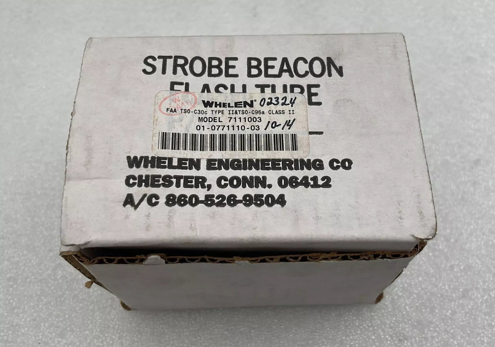 WHELEN 7111003 01-0771110-03 CESSNA LIGHT WING TIP POSITION STROBE