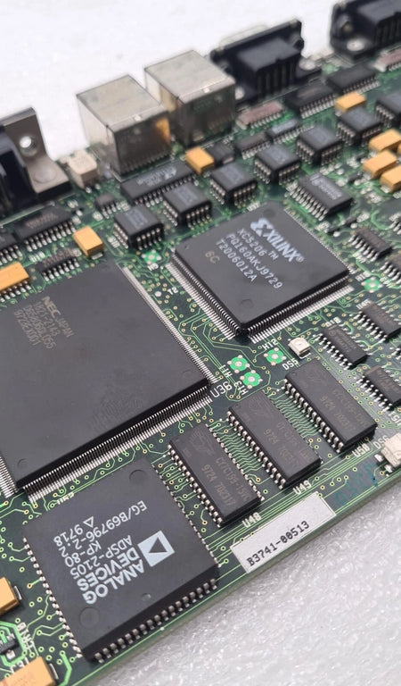 HP Agilent G1329-66500 processor and memory chips close-up