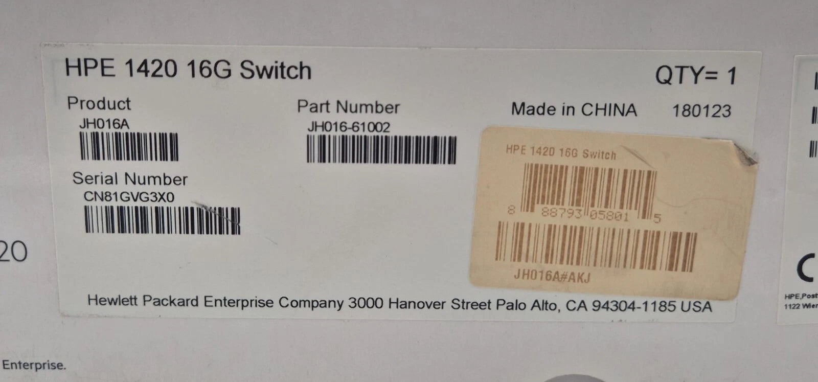*NEW* HPE OfficeConnect 1420 Series Switch JH016A 16G 16-Port Gigabit Switch
