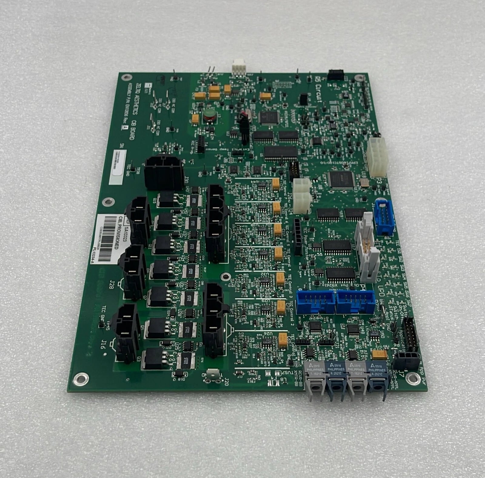 Zeltiq Aesthetics CIB board EN10856 SA13323 PCB 10855 medical system control interface board
