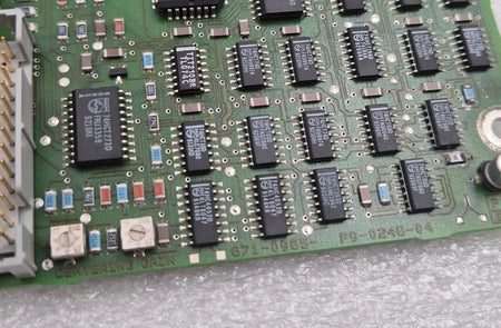 Oscilloscope processor PCB 671-0965 component detail