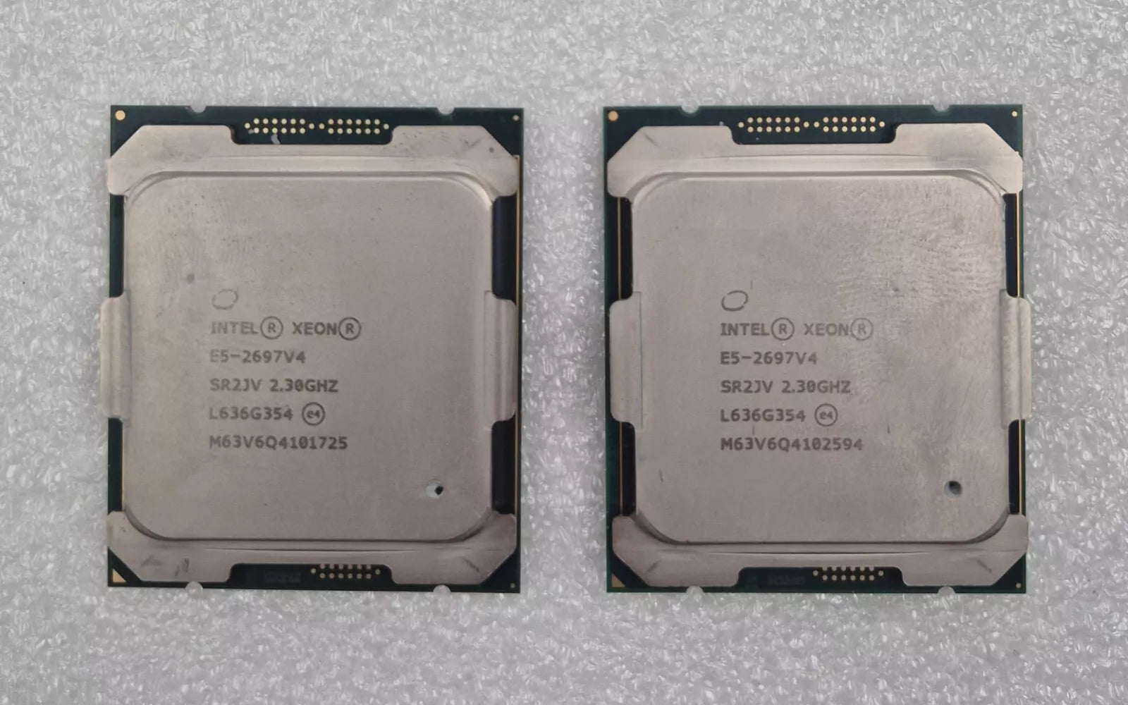 [LOT OF 2 PCS] Intel Xeon E5-2697V4 SR2JV 2.30GHZ 18-Core Server Processor CPU