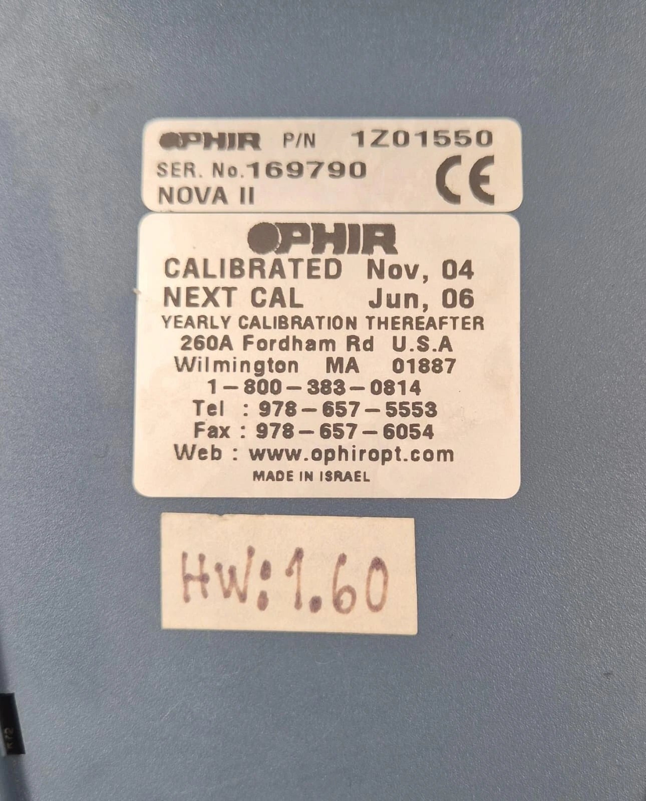 [LOT 2 PCS] OPHIR NOVA II 2 DISPLAY Optical Power Meter *FOR PARTS*