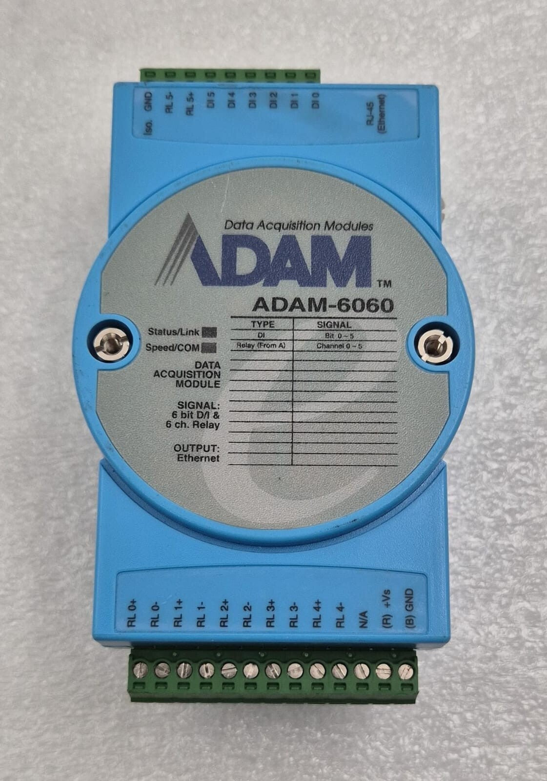 Advantech ADAM ADAM-6060 Data Acquisition Modules Relay Ethernet I/O DAQ