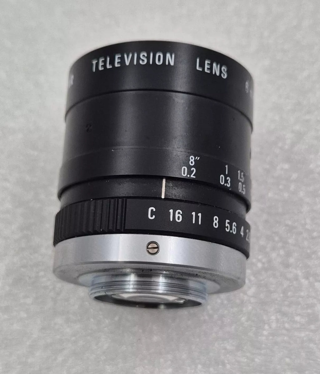 COSMICAR TELEVISION LENS 6mm 1:1.2 for CCTV Camera