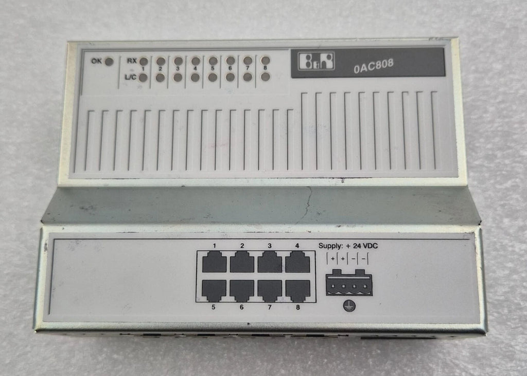 B&R Automation 0AC808 0AC808.9-1 Rev. D0 8-Port Industrial Ethernet Switch Hub