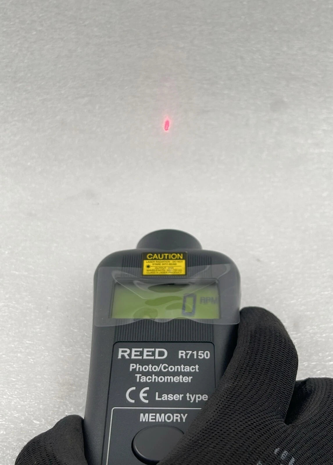 REED Instruments R7150 Professional Combination Contact / Laser Photo Tachometer