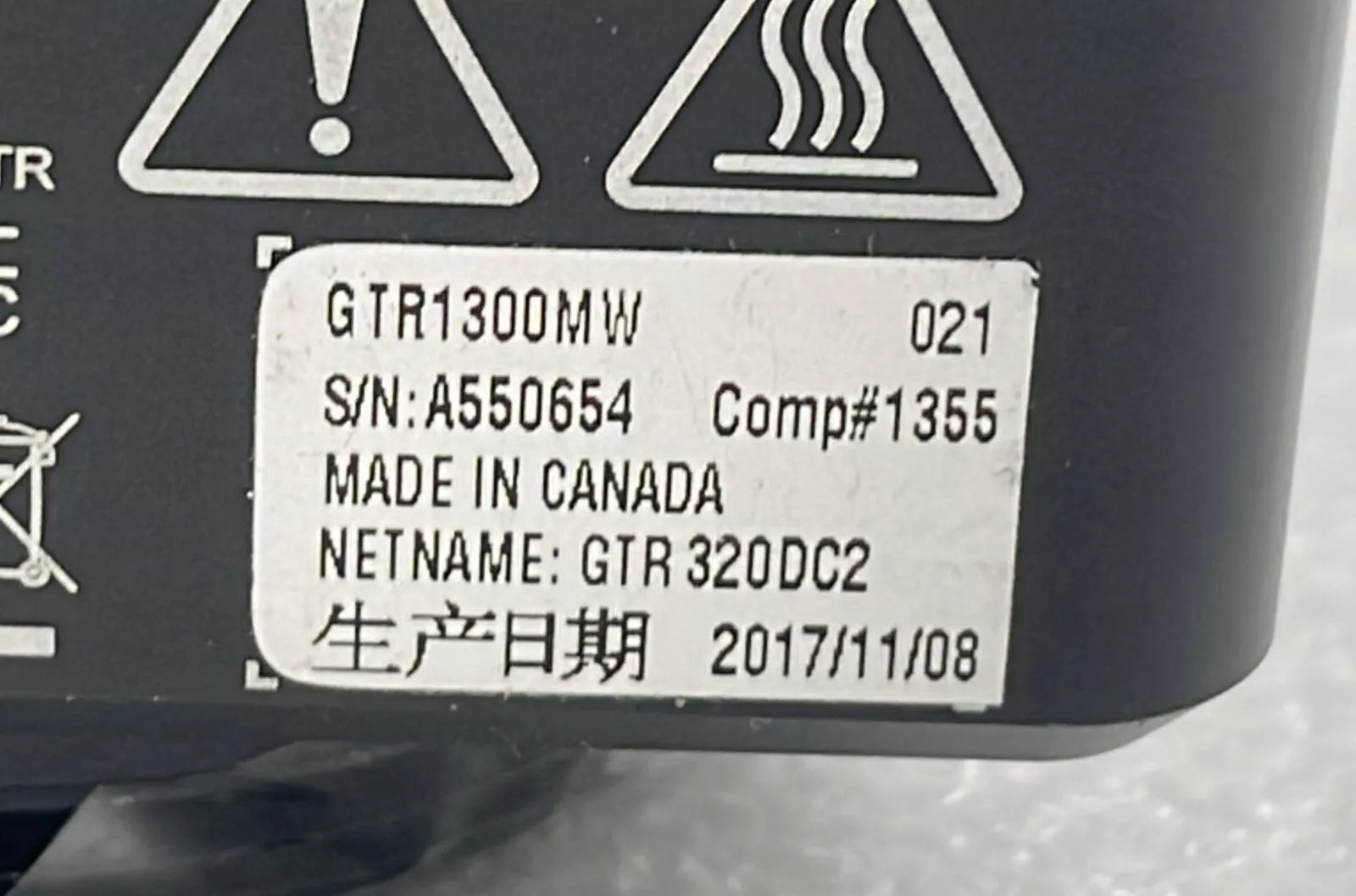 Matrox Iris GTR Smart Industrial Vision Camera GTR1300mw