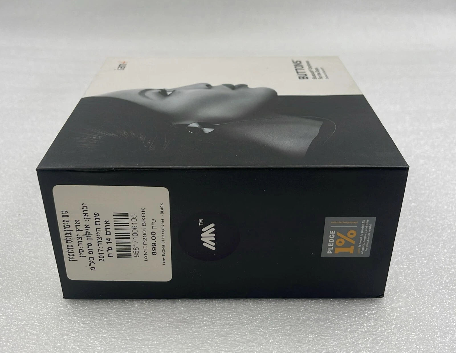 NEW** i.am+ BUTTONS Premium Wireless Bluetooth IAMEP2001BKBK