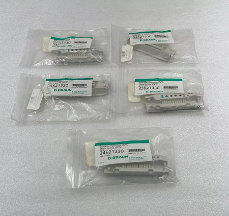 B. Braun 34521330 Slide Guide ISPS lot of 5 medical alignment components