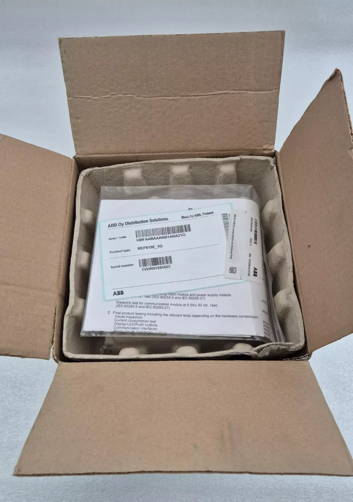 ABB HBFAABAAANB1ANA21G REF615E_1G REF615 Feeder Protection And Control Relay