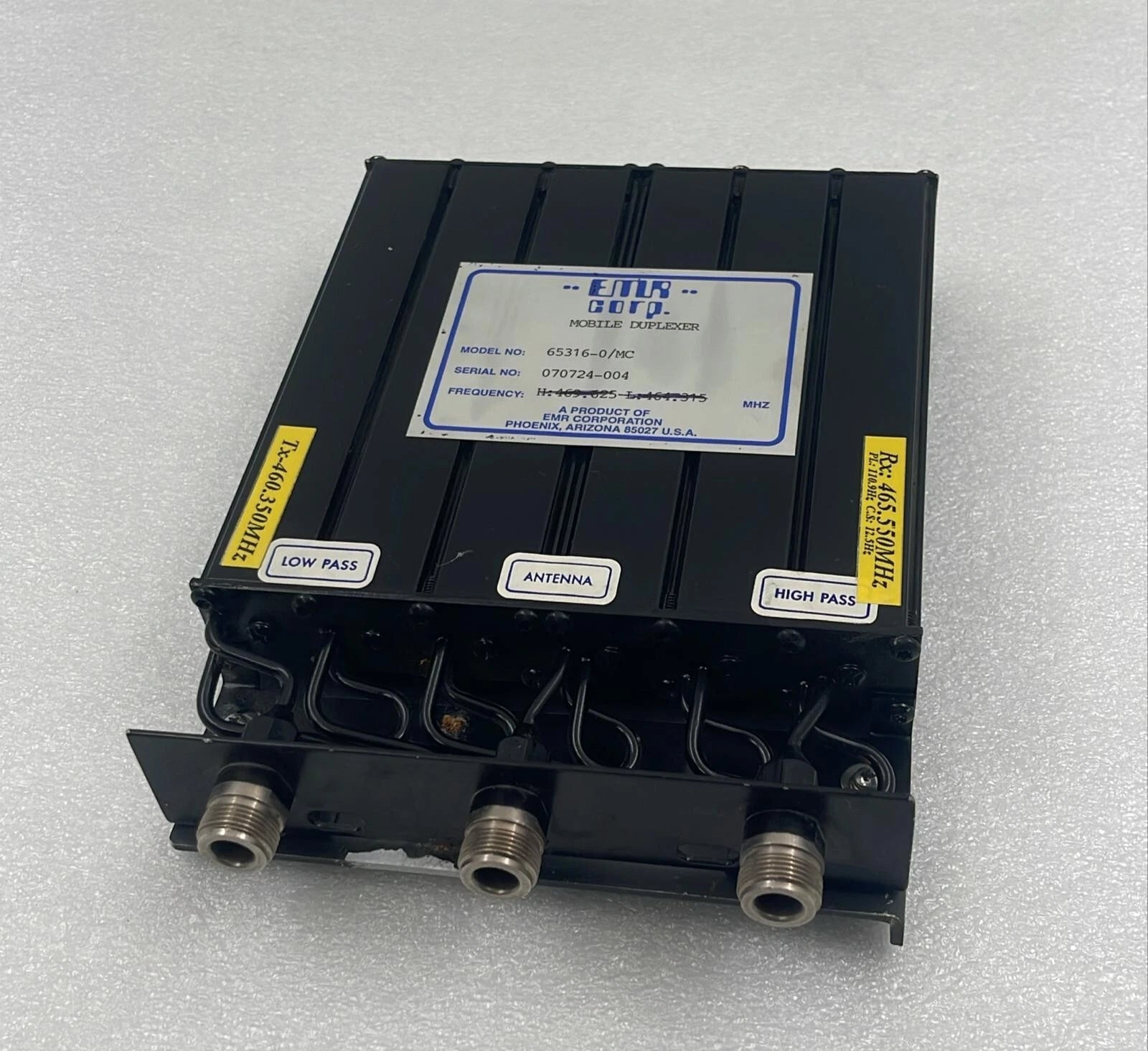 EMR corp 65316-0/MC Mobile Duplexer UHF