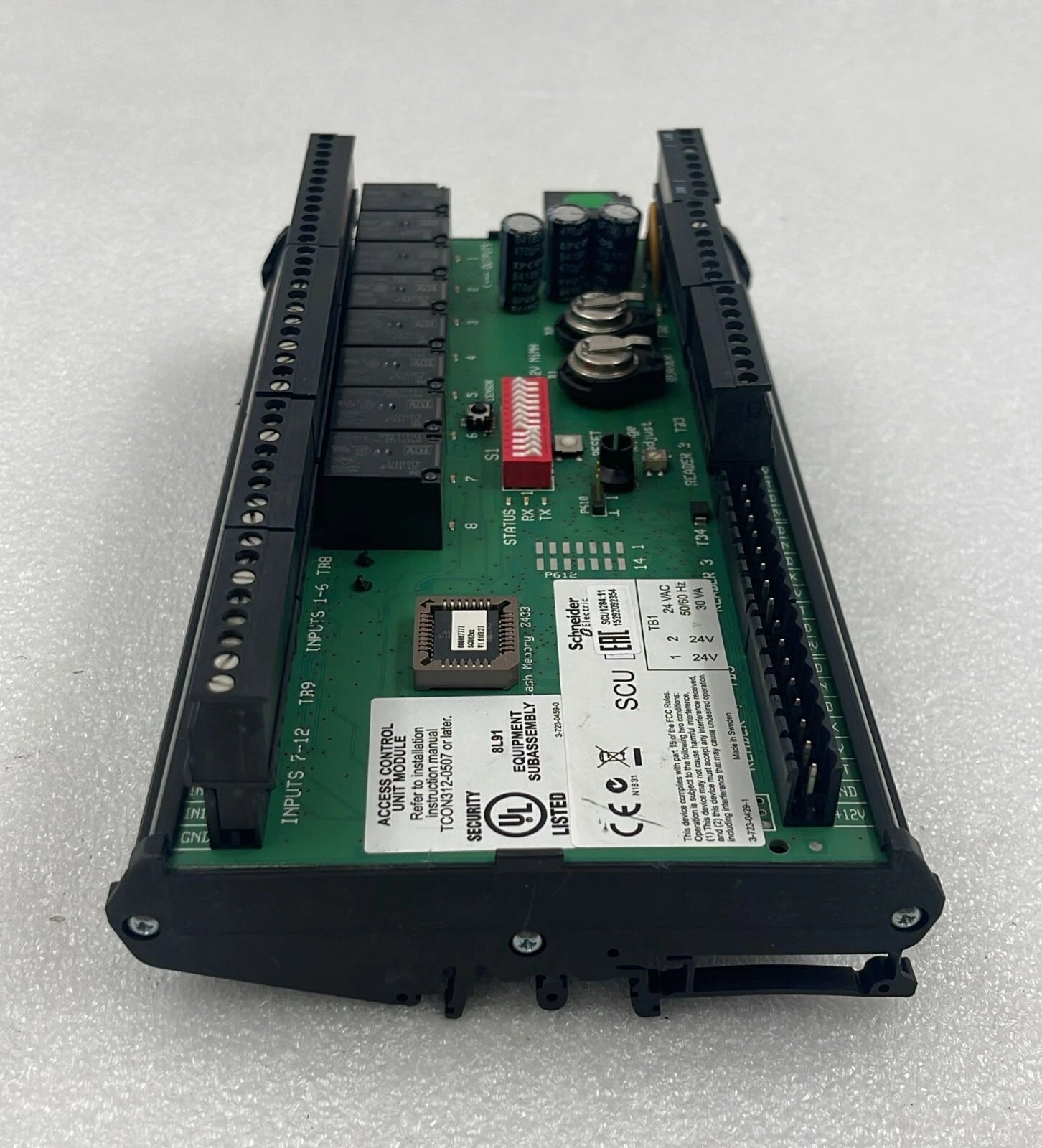 Schneider SCU1284:11 Access Control Unit Module SCU1284 24Vac 50/60 Hz 30VA