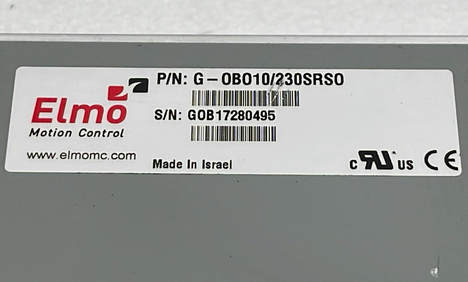 Elmo Motion Control G-OBO10/230SRS0 Servo Drive