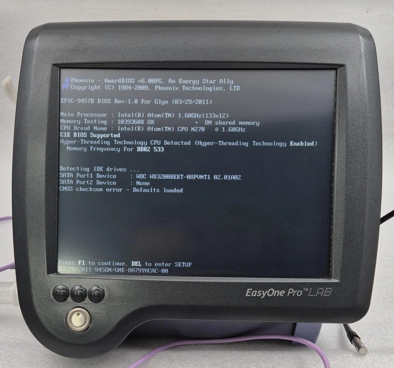 ndd Medical EasyOnePro LAB Diagnostic Portable Air Spirometer & True Flow Sensor