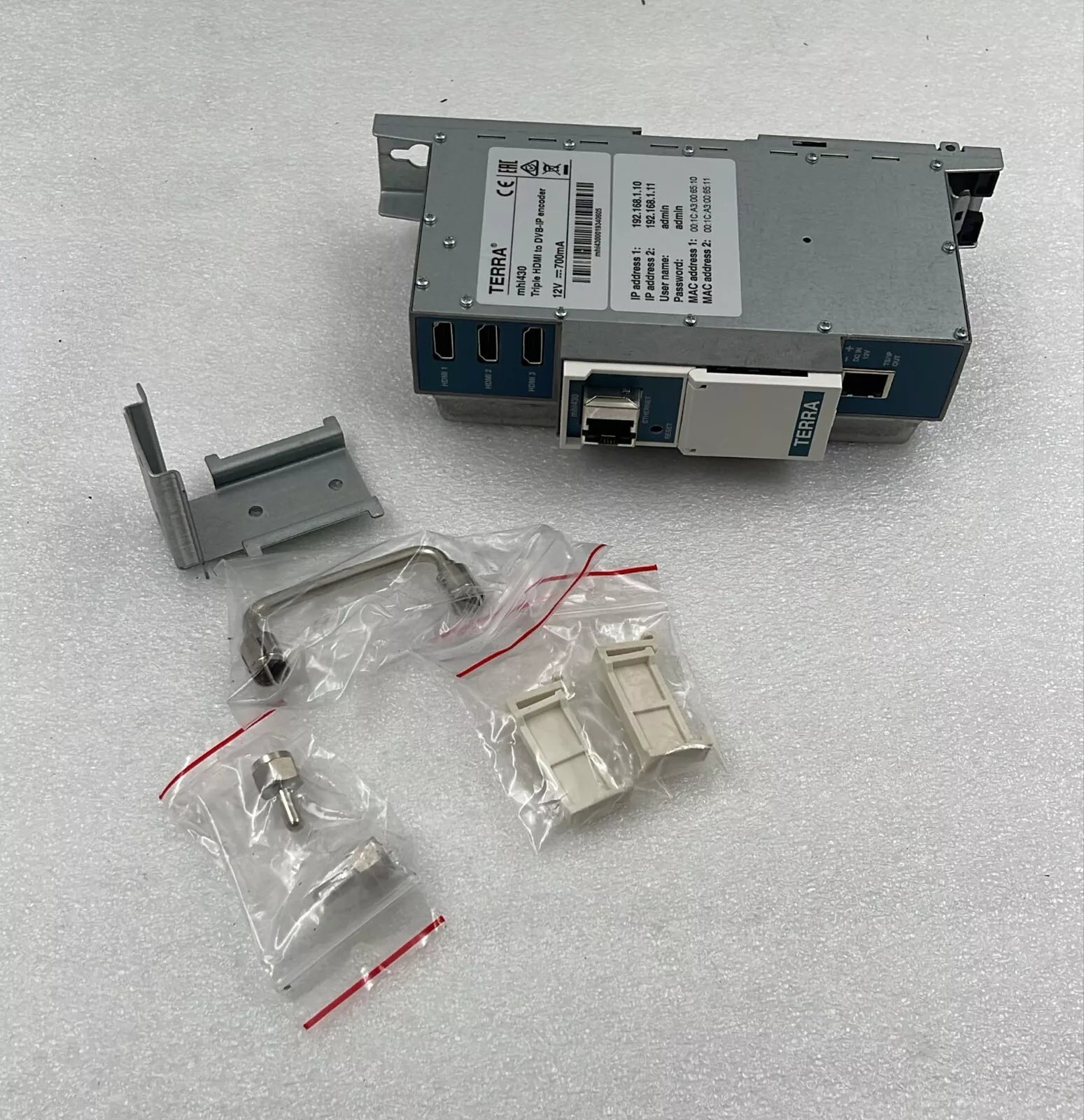 TERRA mhi430 Triple HDMI to DVB-IP Encoder