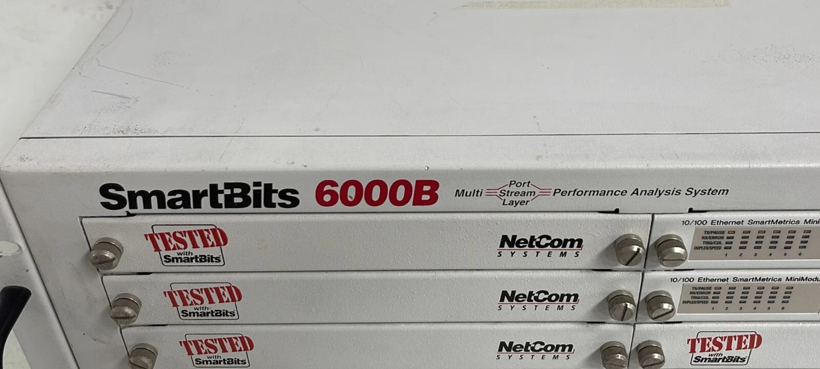 Spirent SmartBits SMB-6000B Multi performance Analysis System W/ 2* LAN-3101A