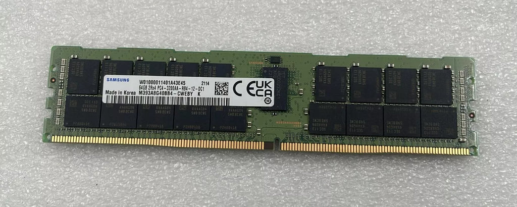 Samsung 64GB 2Rx4 PC4-3200AA M393A8G40BB4-CWEBY Server Memory RAM