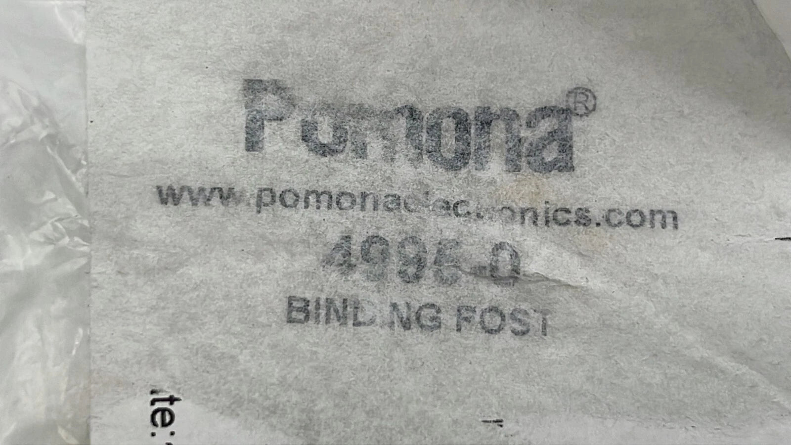 Pomona 4995-0 spring loaded binding post lot of 8 electrical connector