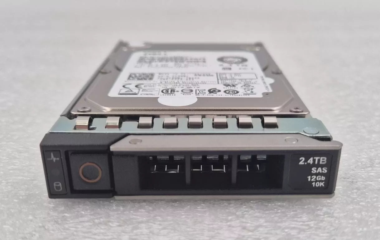 Dell 2.4TB SAS 12Gbps 2.5" 512e 10K HDD 0F9NWJ HDEBL40DAB51 AL15SEB24EQY W Caddy