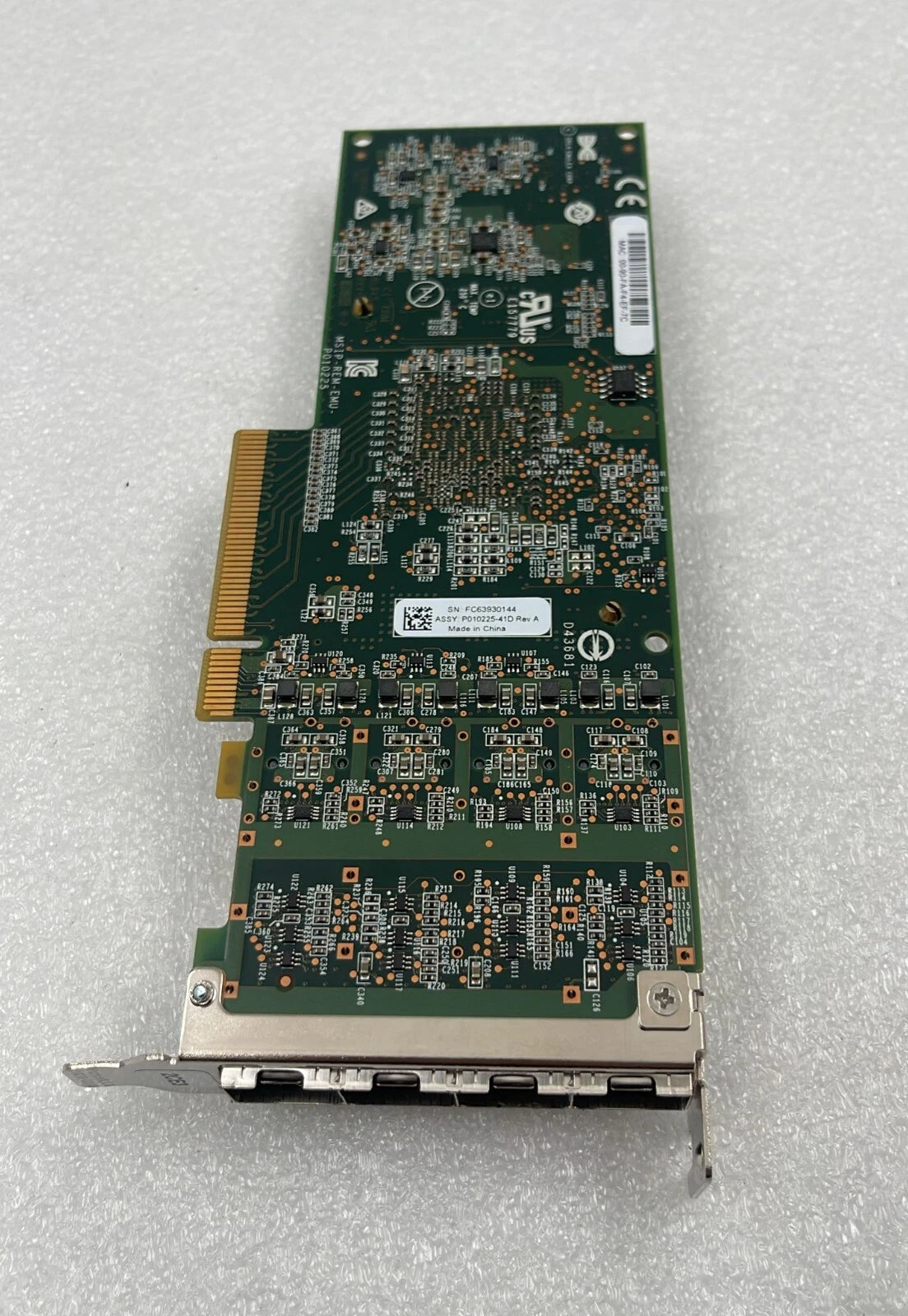 [LOT 4 PCS] IBM 00RX863 4-Port 10Gb PCIe3 Network Adapter Card 00ND464