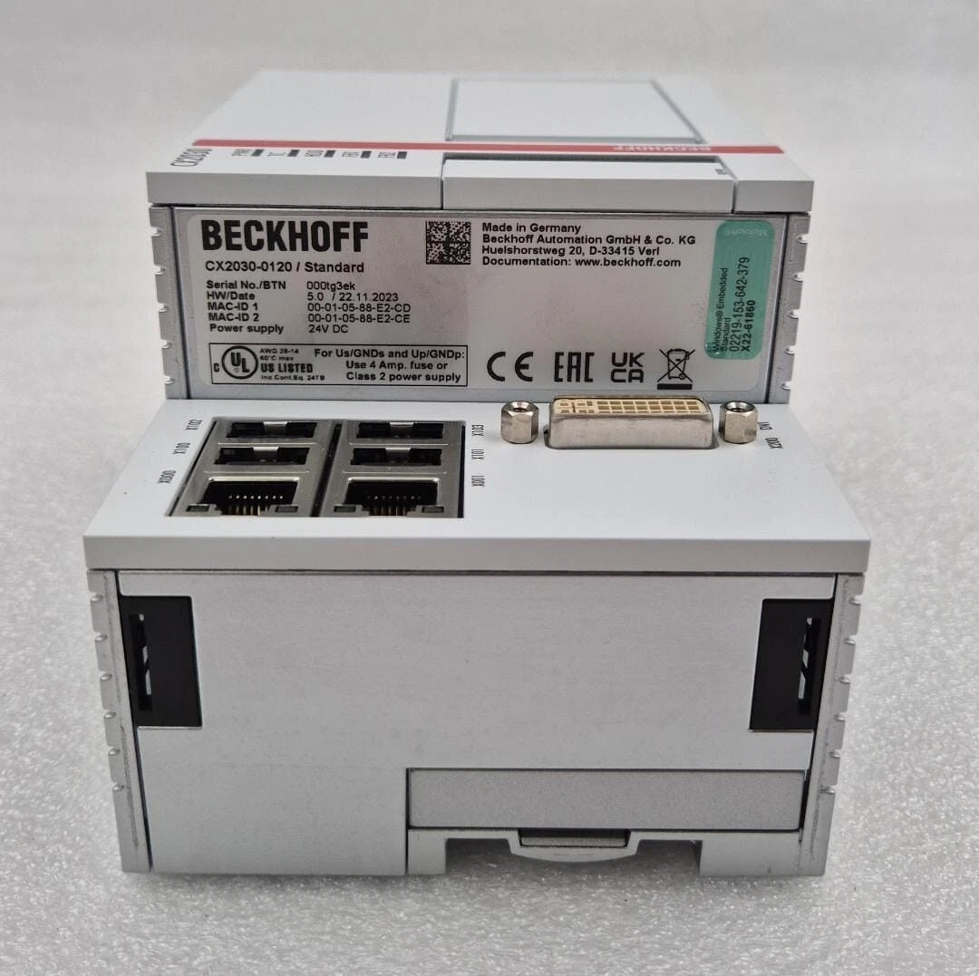 NEW- BECKHOFF CX2030-0120/Standard CPU Module Embedded PC Windows PLC controller