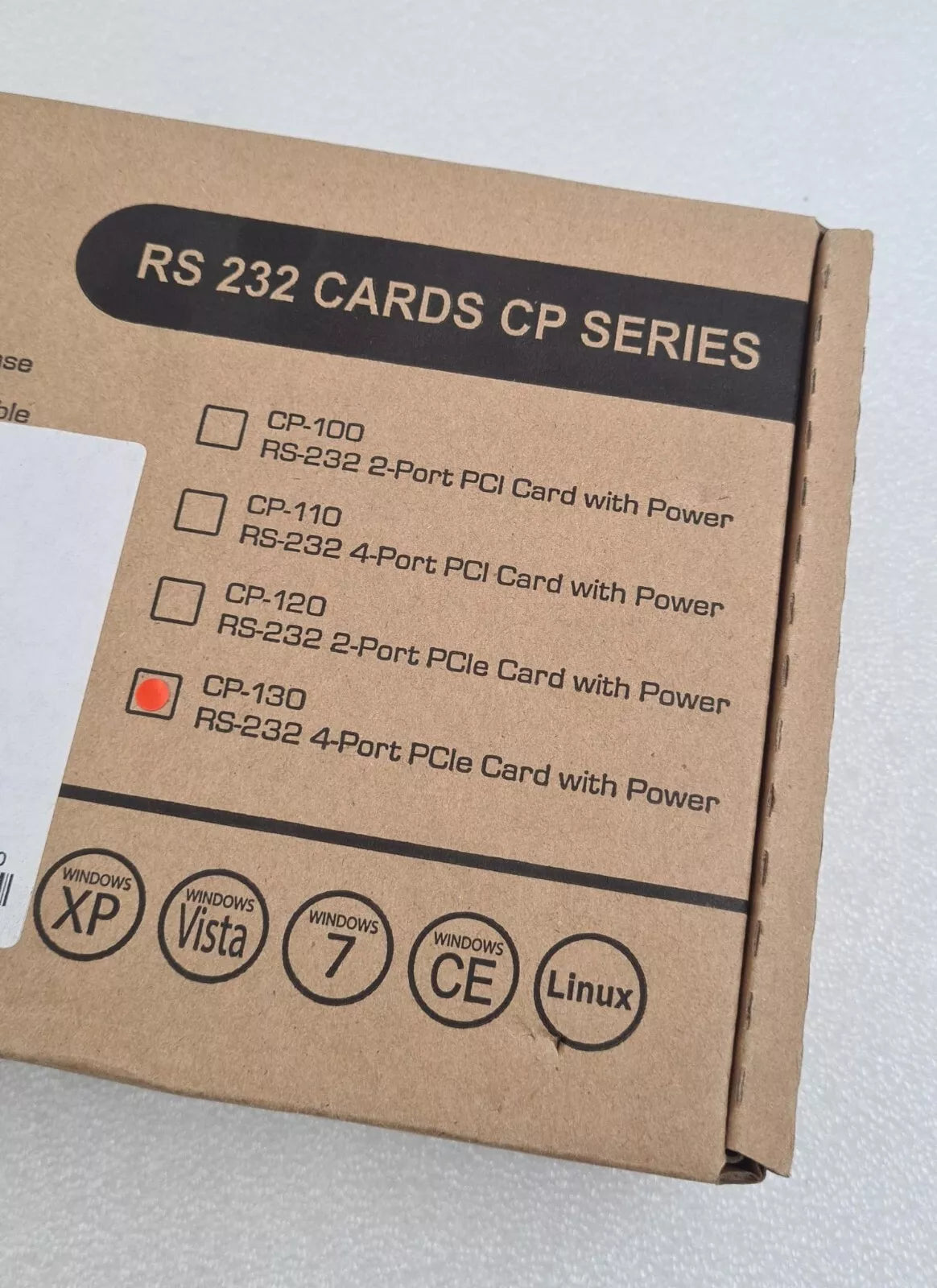 [NEW PAIR] STLAB CP-130 RS-232 4-Port PCIe CARD WITH POWER CP SERIES IE-X07-5240