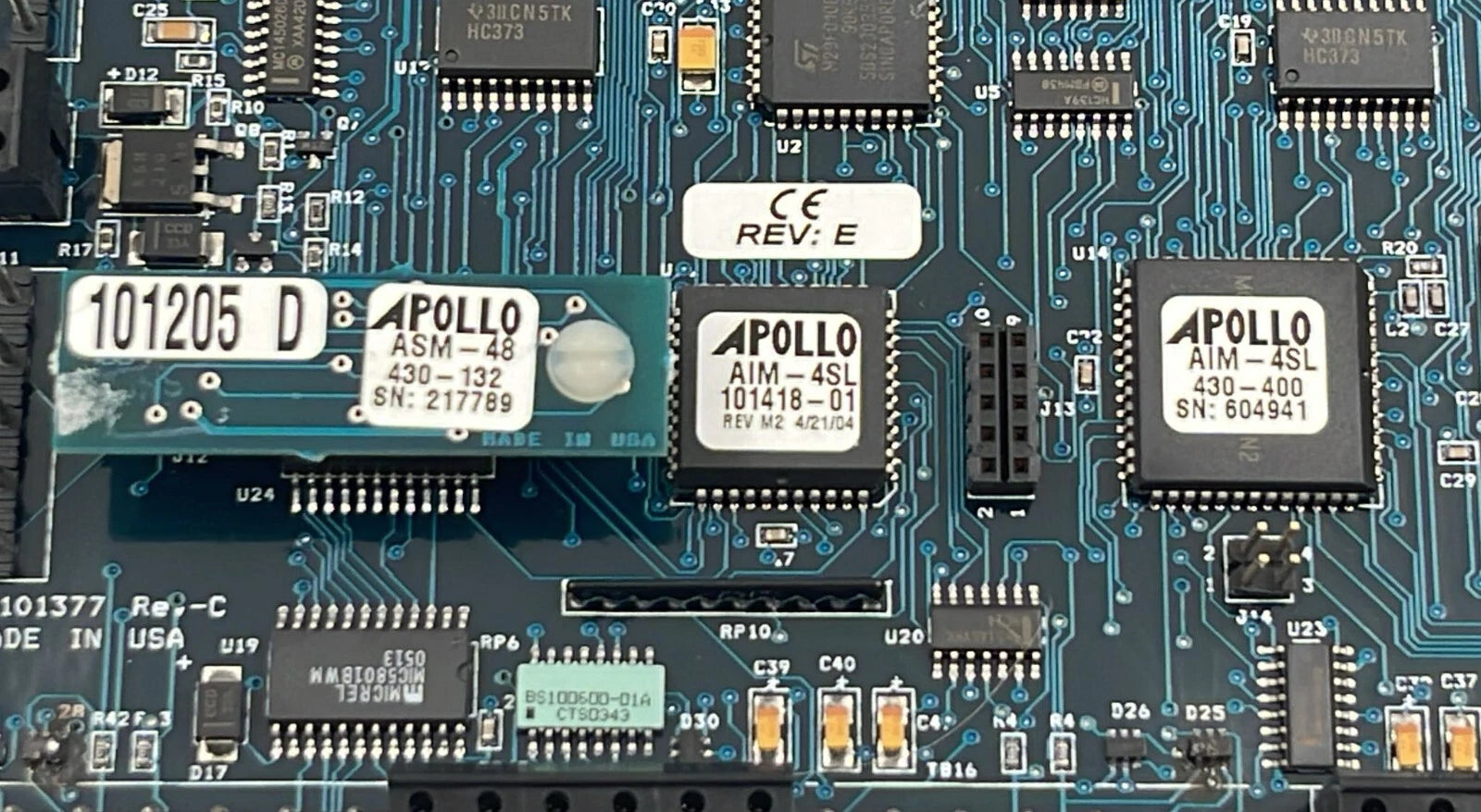 APOLLO AIM-4SL REV: E Downloadable Reader Interface W/ APOLLO ASM-48