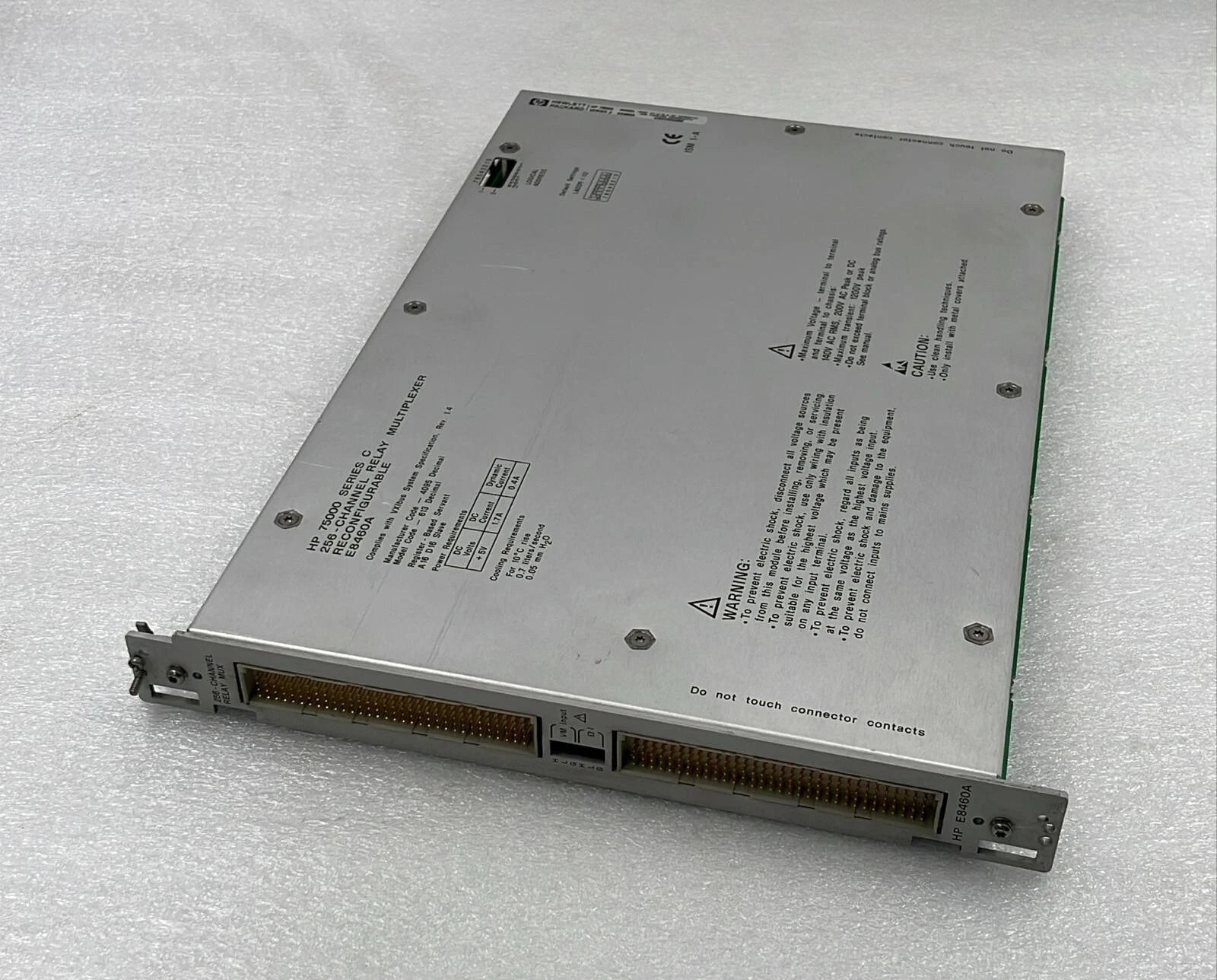 HP 75000 Series-C 256-Channel Relay Multiplexer Reconfigurable E8460A