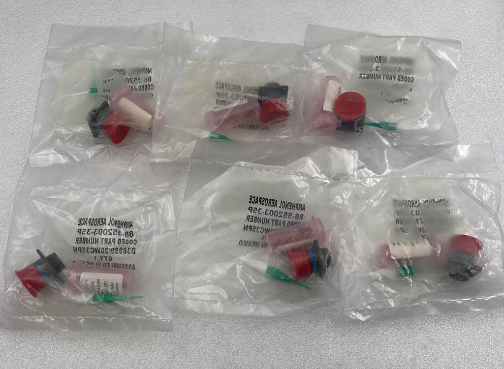 [LOT 6 PCS] Amphenol D38999/20WC35PN Circular MIL Spec Connector