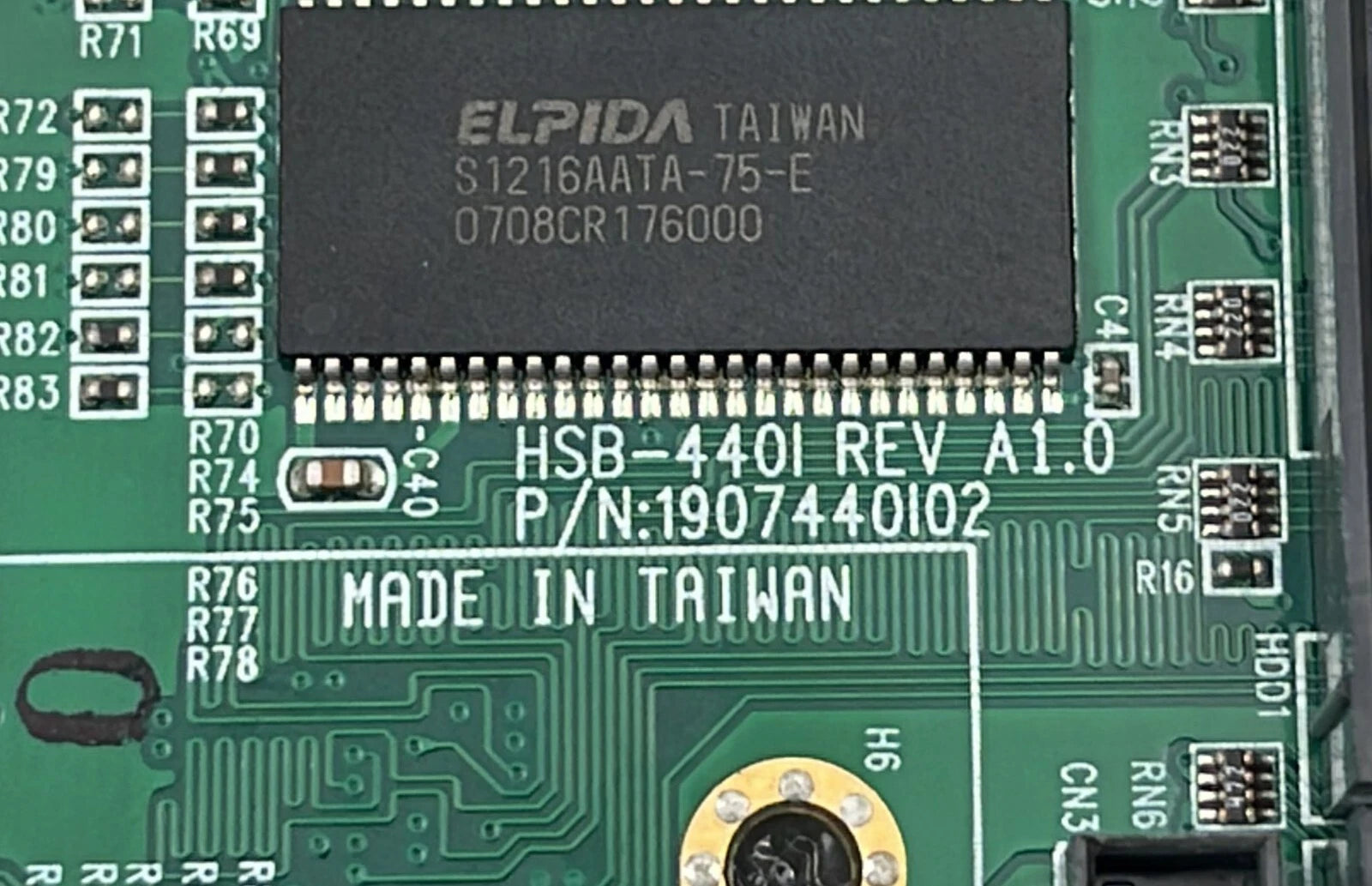 HSB-440I REV A1.0 Motherboard 1907440i02 W/ DiskOnChip 2000