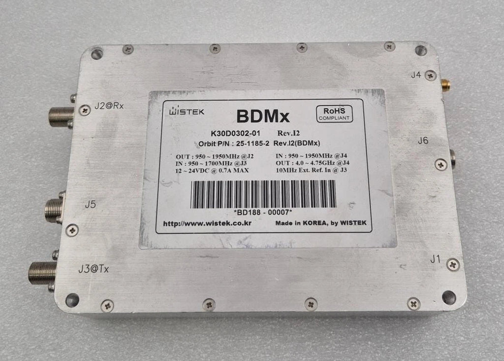 WISTEK BDMx K30D0302-01 Module for ORBIT Marine P/N 25-1185-2 Rev. I2