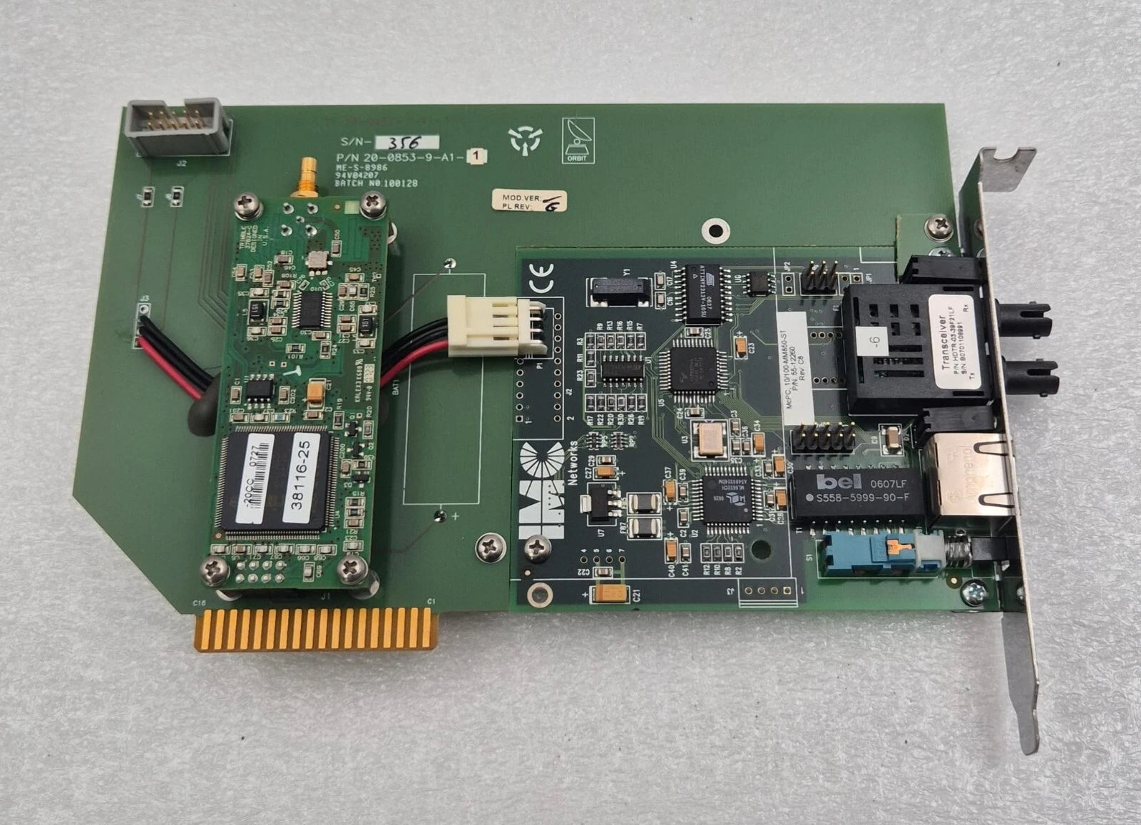 ORBIT 20-0853-9-A1-1 W/ IMC Networks 10/100 Mbps TRIMBLE 37824 for AL-7100-LCU