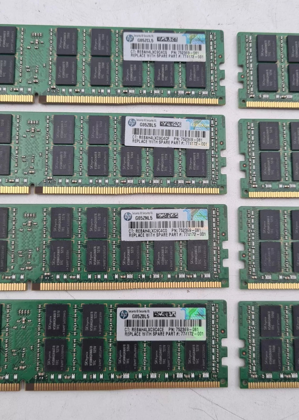 [LOT 8] SK hynix HMA42GR7AFR4N-TF 16GB 2Rx4 PC4-2133P ECC REG SERVER Memory RAM
