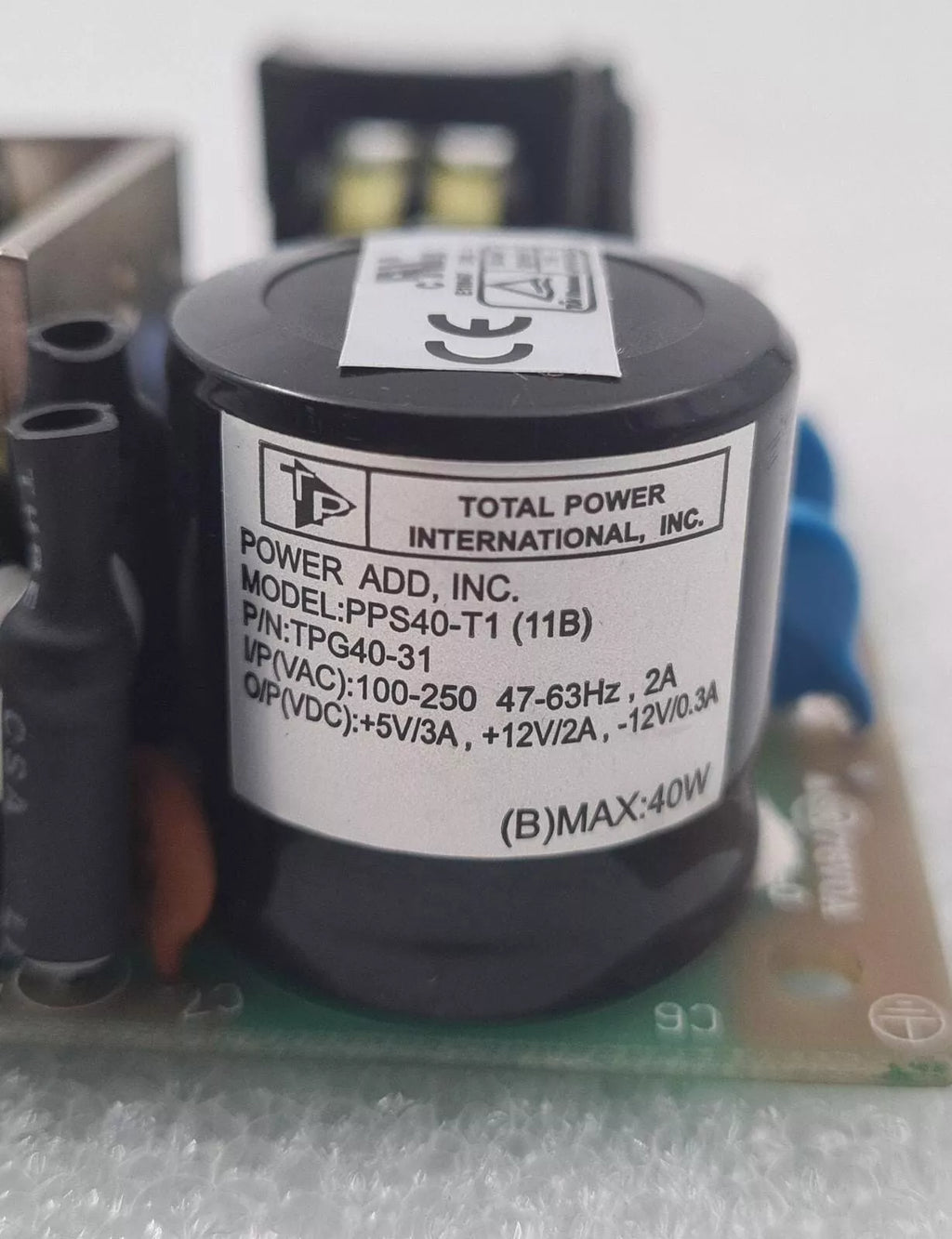 TP TOTAL POWER PRINTED CIRCUIT BOARD PPS40-T1 (11B) PPS40/65-A 08PSS3401T