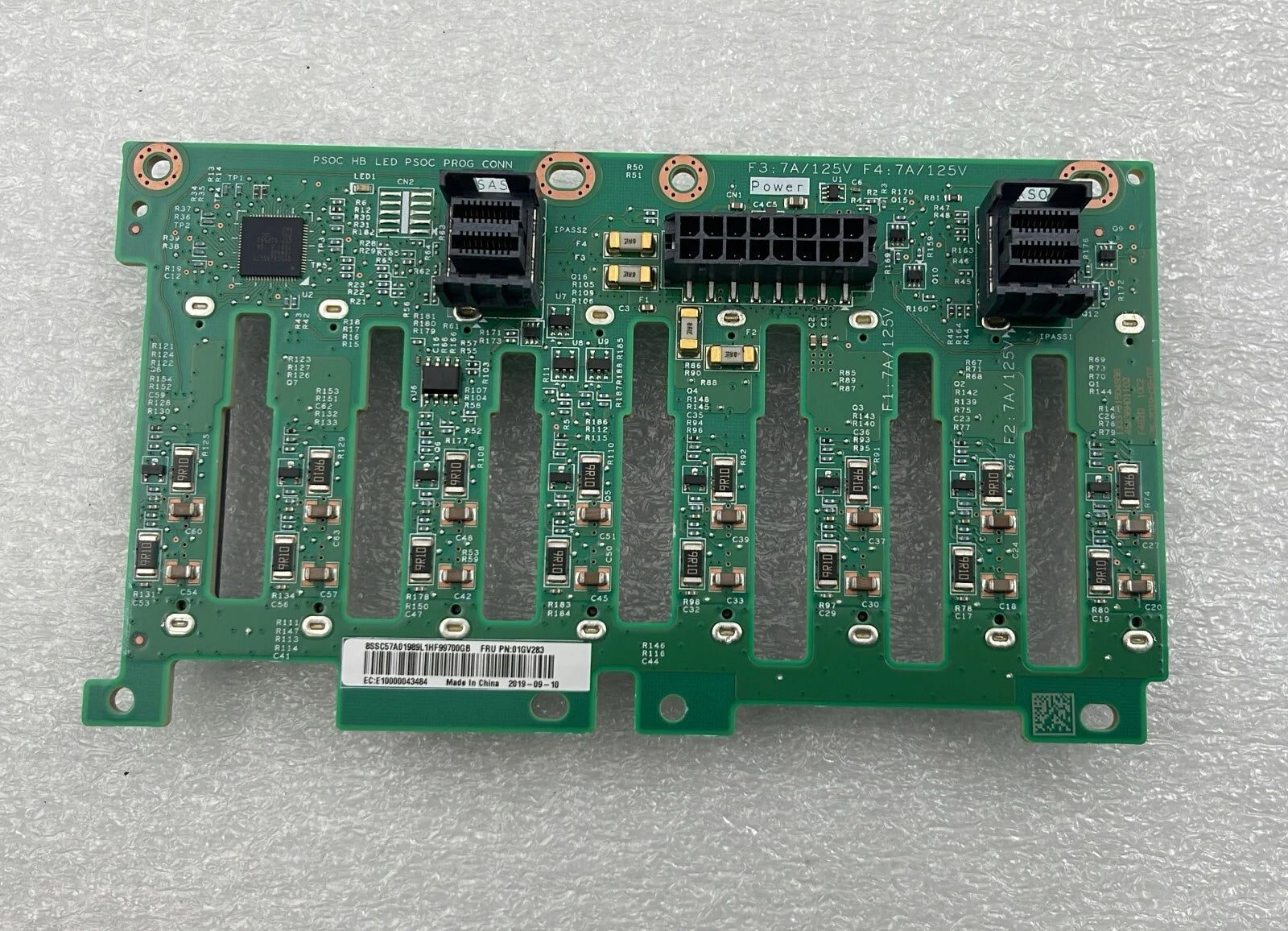 [LOT 2 PCS] Lenovo 01GV283 8X2.5 HS SAS/SATA Drives Backplane