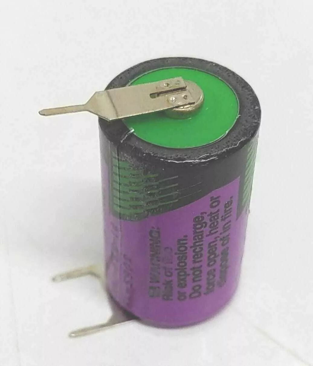 [LOT OF 50] NEW - TADIRAN TL5902 3.6V 1/2AA Lithium Battery W/ TABS