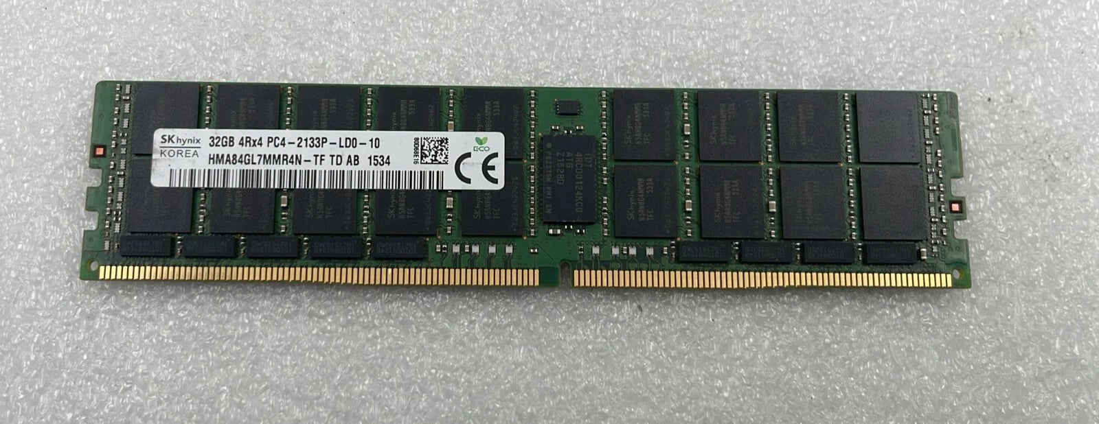 [LOT 8 PCS] SK Hynix 32GB 4Rx4 PC4-2133P HMA84GL7MMR4N-TF Server Memory RAM