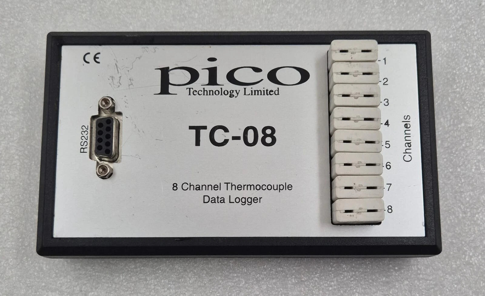 Pico Technology TC-08 8-Channel Thermocouple Data Logger RS232